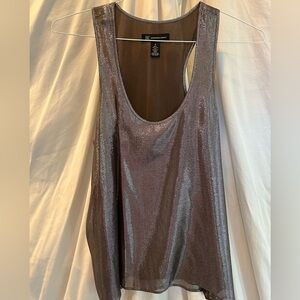 Metallic tank top